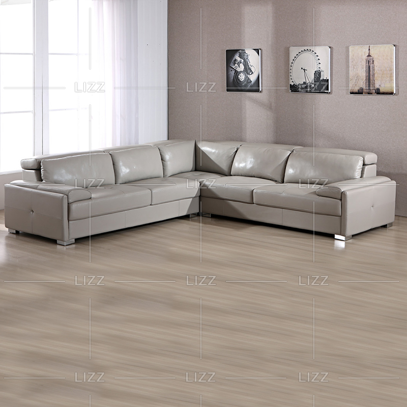 Leisure Leisure Canapea Gri din Piele